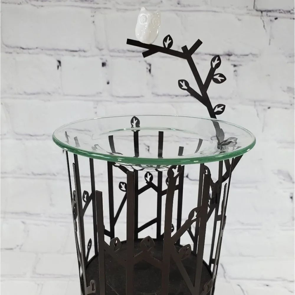 🔥NIB PartyLite Perched Owl Fragrance Warmer - Picture 3 of 5